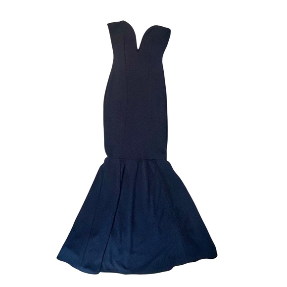 NWT Missguided Strapless Maxi Dress in Navy, Size 8 - Picture 2 of 11